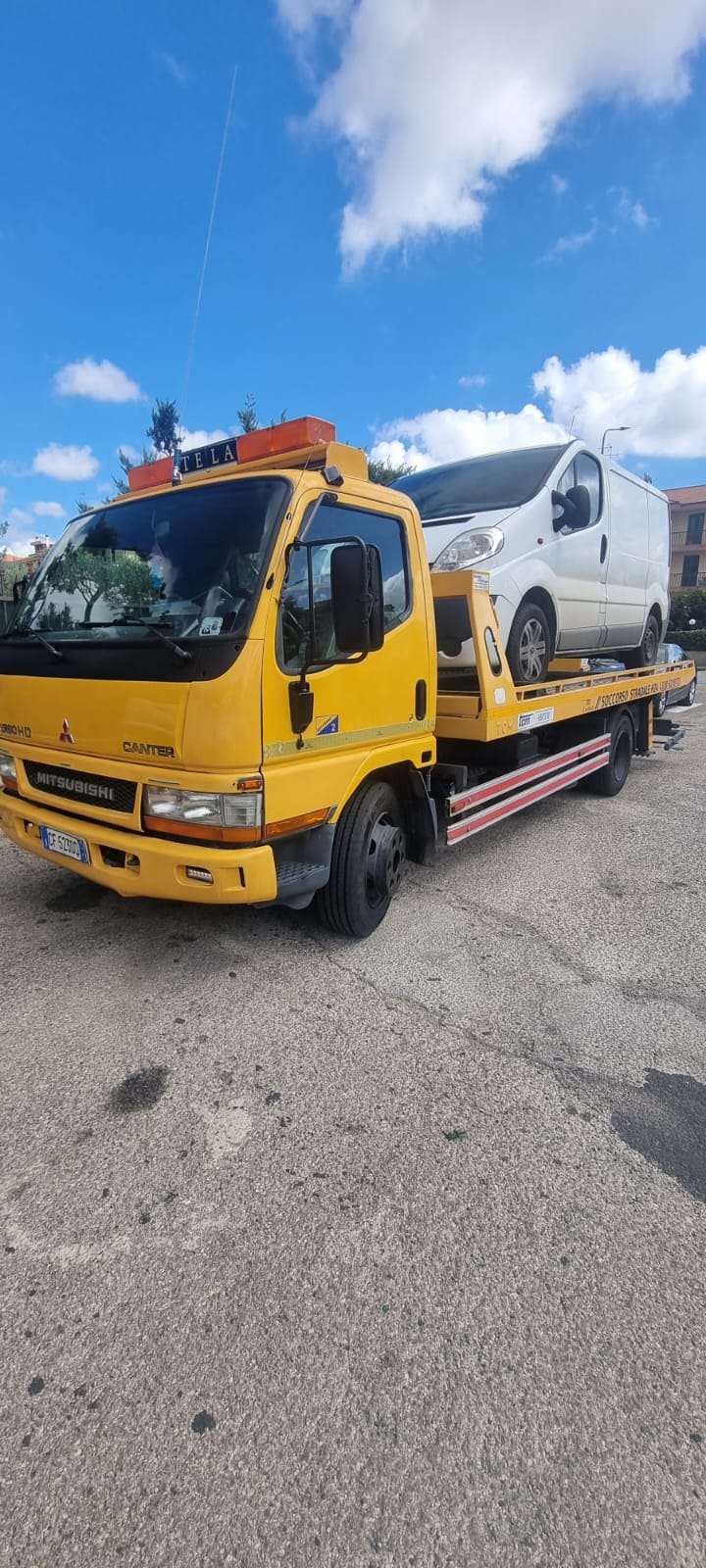 Tela Soccorso Stradale Assistenza Officina H24