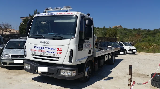 CAR SERVICE Soccorso Stradale 24 H e ricambi auto usati ad Alcamo di Pizzolato logo